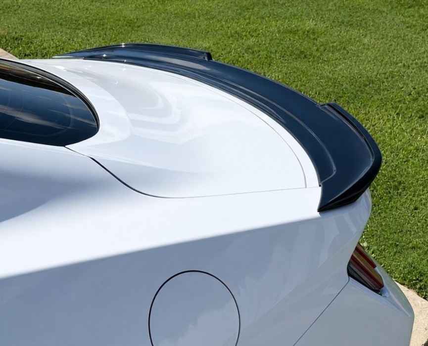  Спойлер крышки багажника Ford Mustang (2024-2026) AIR DESIGN черный глянец фото