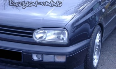 реснички (накладки на фары) VW Golf 3 (1991-1997) фото