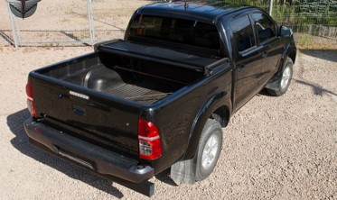 Мягкая крышка кузова пикапа Ford Ranger T6 черная фото