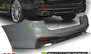 бампер задний BMW 5 G31 стиль М5 под парктроники фото