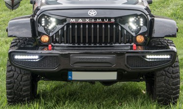 Тюнинговая решетка радиатора Gladiator Jeep Wrangler JK фото