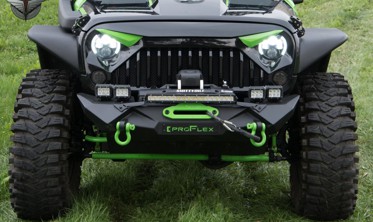 Тюнинговая решетка радиатора Gladiator Jeep Wrangler JK фото