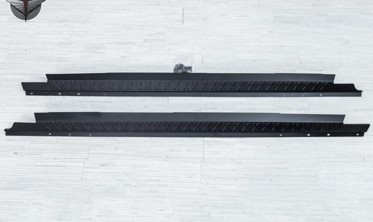 защитные накладки на пороги Jeep Wrangler JK (4 двери)  фото