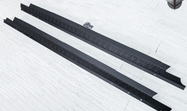 защитные накладки на пороги Jeep Wrangler JK (4 двери)  фото