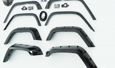 расширители арок (накладки на арки) Bushwacker 11,75” Jeep Wrangler JK/JKU  фото
