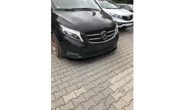 Накладка на передний бампер Mercedes V-Class W447 2014-2019 вер. 2 фото