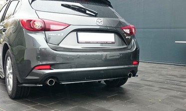 Бічні накладки заднього бампера Mazda 3 BN Mk3 рестайл фото