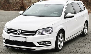 Диффузор переднего бампера Volkswagen Passat B7 R-Line версия фото