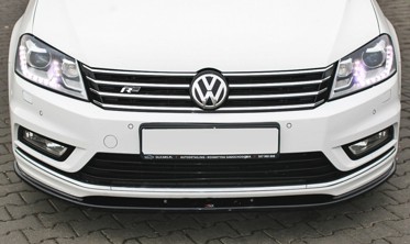 Диффузор переднего бампера Volkswagen Passat B7 R-Line версия фото