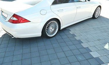 Боковые накладки заднего бампера Mercedes CLS C219 55AMG фото