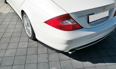 Боковые накладки заднего бампера Mercedes CLS C219 55AMG фото