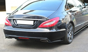 Боковые накладки заднего бампера Mercedes CLS C218 фото