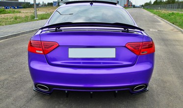 Боковые диффузоры заднего бампера Audi RS5 8T / 8T FL фото