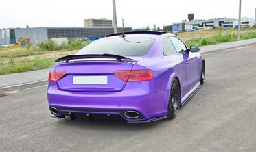 Боковые диффузоры заднего бампера Audi RS5 8T / 8T FL фото