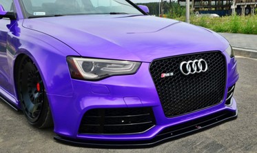 Тюнинговый диффузор переднего бампера Audi RS5 8T / 8T FL фото