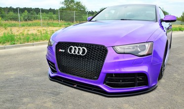 Тюнинговый диффузор переднего бампера Audi RS5 8T / 8T FL фото