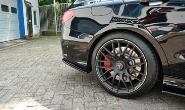Боковые накладки заднего бампера Mercedes C-Class S205 63AMG универсал фото