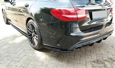 Боковые накладки заднего бампера Mercedes C-Class S205 63AMG универсал фото