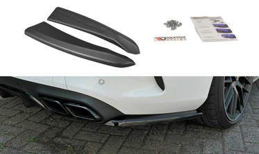 Бічні дифузори на задній бампер Mercedes C-class C205 63AMG Coupe фото