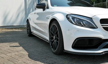 Дифузори (накладки) під пороги Mercedes C-class C205 63AMG Coupe фото