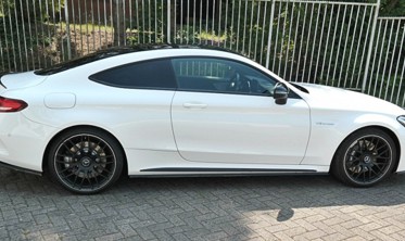 Дифузори (накладки) під пороги Mercedes C-class C205 63AMG Coupe фото