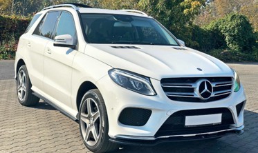 Юбка переднего бампера Mercedes GLE W166 AMG-Line фото