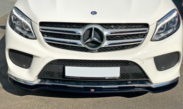 Юбка переднего бампера Mercedes GLE W166 AMG-Line фото