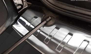 Захисна накладка на задній бампер Ford Ecosport II рестайл фото