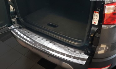 Захисна накладка на задній бампер Ford Ecosport II рестайл фото
