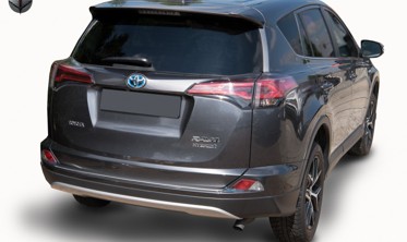 хром накладка заднего бампера Toyota RAV4 фото