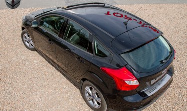 защитная накладка заднего бампера Ford Focus III Hatchback / Sedan  фото
