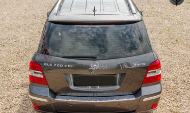 защитная накладка заднего бампера Mercedes GLK дорест. фото