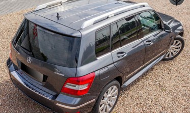 защитная накладка заднего бампера Mercedes GLK дорест. фото