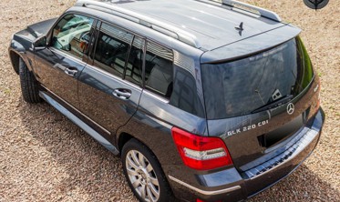 защитная накладка заднего бампера Mercedes GLK дорест. фото