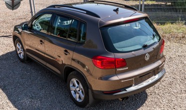 захисна накладка заднього бампера Volkswagen Tiguan фото