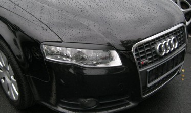 Реснички (накладки на фары) Audi A4 B7 фото