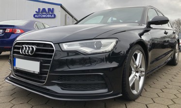 Накладка переднього бампера Audi A6 C7 S-line/S6 фото