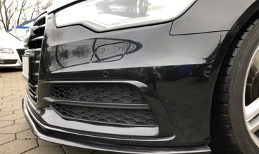 Накладка переднього бампера Audi A6 C7 S-line/S6 фото
