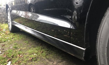 Накладки на пороги Audi A3 8V sedan стиль S3/S-line фото