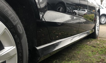 Накладки на пороги Audi A3 8V sedan стиль S3/S-line фото
