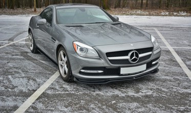Тюнінгова накладка на передній бампер Mercedes SLK R172 верс.1 фото
