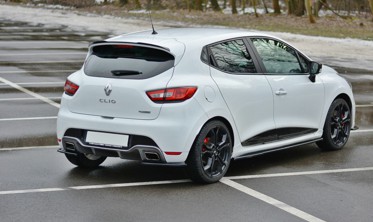Тюнинг накладки на задний бампер Renault Clio MK4 версия RS фото