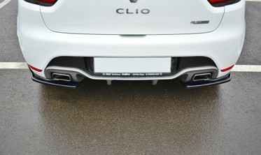 Тюнинг накладки на задний бампер Renault Clio MK4 версия RS фото