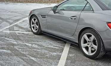 Дифузори тюнінгові під пороги Mercedes SLK R172 фото