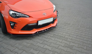 Тюнінговий спойлер під передній бампер Toyota GT86 рестайлінг фото