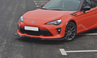 Тюнінг накладок на передній бампер Toyota GT86 рестайл вар.2 фото