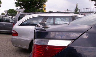 Спойлер кришки багажника BMW E60 М5 фото