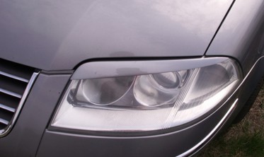 Накладки на фары (реснички) VW Passat B5 послерестайл фото