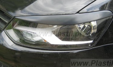реснички (накладки на фары) Volkswagen Polo 5 (6R) фото
