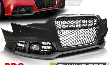 Бампер передній AUDI A5 I рестайл стиль RS з гратами та туманками в комплекті фото